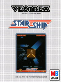 Starship PAL Vectrex PAL box art